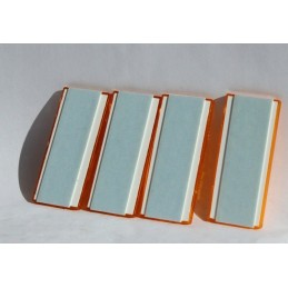 Set of 4x trailer reflectors, orange