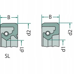 Oil seal sealing ring 105x78x13 mm