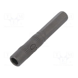 1 pcs x WIHA - 40656 - Screwdriver bit, 6-angles socket, Socket: HEX 3mm