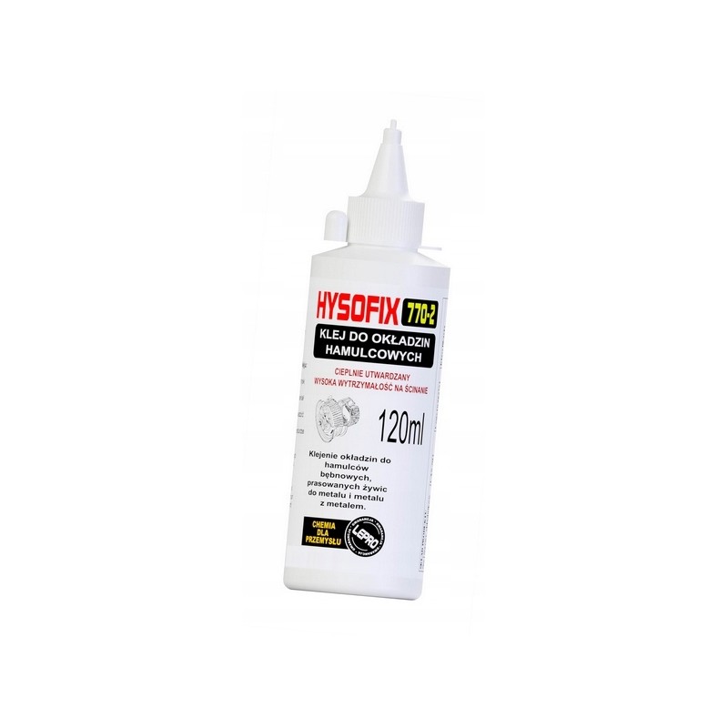 Strong thermosetting adhesive for brake linings hysofix 770 2 120 ml