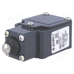 1 pcs x PIZZATO ELETTRICA - FC 310 - Limit switch, rubber seal,pin plunger Ø10mm, NO + NC, 6A, 400VAC