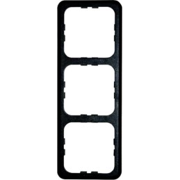 Presto black electrical socket frame