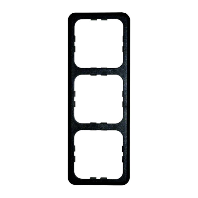 Presto black electrical socket frame