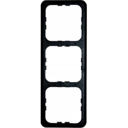 Presto black electrical socket frame