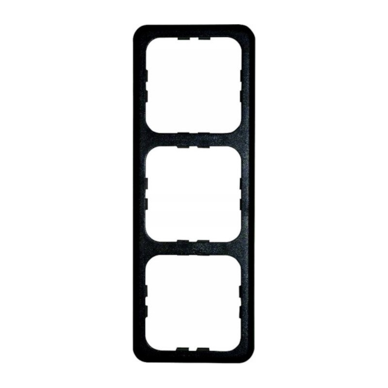 Presto black electrical socket frame