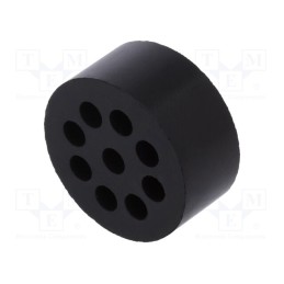 1 pcs x LAPP - 53332940 - Insert for gland, 4mm, M32, IP54, NBR rubber, Holes no: 9
