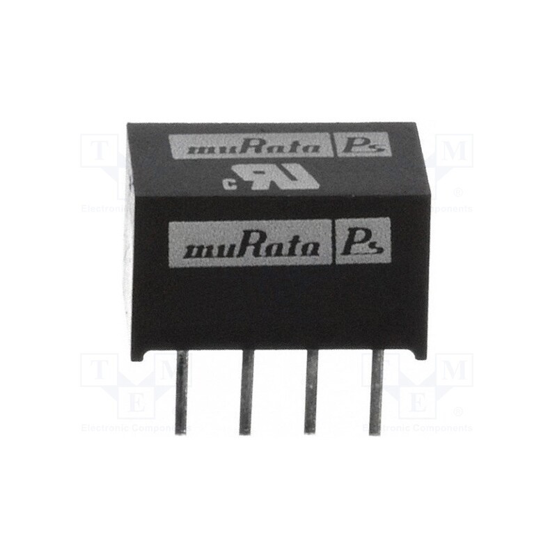 1 pcs x Murata Power Solutions - NKE1212SC - Converter: DC/DC, 1W, Uin: 10.8÷13.2V, Uout: 12VDC, Iout: 83mA