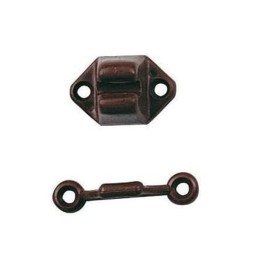 Latch lock entrance door camping brown
