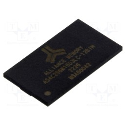 1 pcs x ALLIANCE MEMORY - AS4C256M16D3LC-12BIN - IC: DRAM memory, 4GbDRAM, 256Mx16bit, 1.35V, 800MHz, 13.75ns