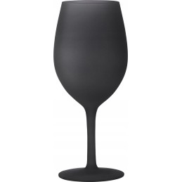 Wineglass blacksatin pc brunner wine glasses