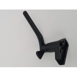 Window lock, trailer handle with a pin and a polyplastic pin