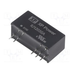 1 pcs x XP POWER - IU1203SA - Converter: DC/DC, 2W, Uin: 9÷18V, Uout: 3.3VDC, Iout: 500mA, SIP, THT