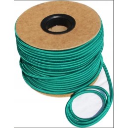 Expander elastic rubber rope, fi 8mm, green, 10m