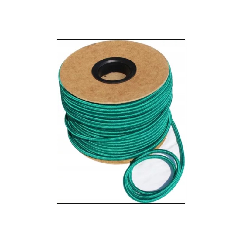 Expander elastic rubber rope, fi 8mm, green, 10m