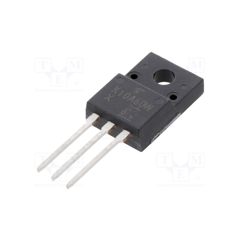 1 pcs x TOSHIBA - TK10A60W,S4VX(M - Transistor: N-MOSFET, unipolar, 600V, 9.7A, 30W, SC67