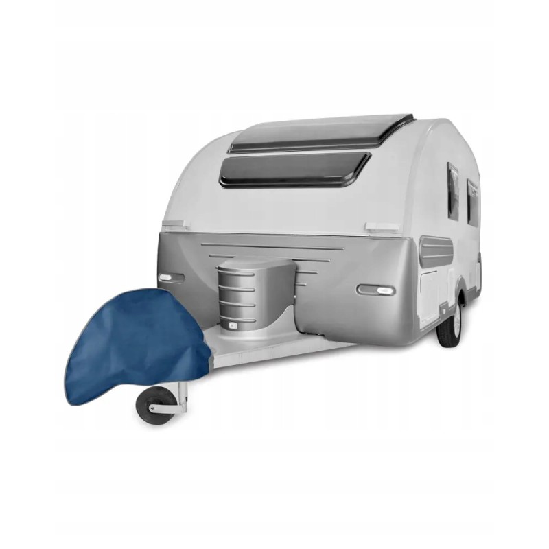 Cover for the towbar of a caravan