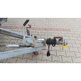 Cover for the towbar of a caravan