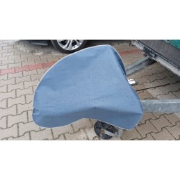 Cover for the towbar of a caravan