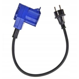 Cee adapter plug to 230v socket, cable 1 5m camper