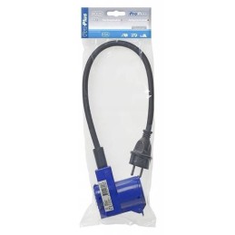 Cee adapter plug to 230v socket, cable 1 5m camper