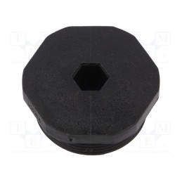 1 pcs x HUMMEL - 1.256.3201.50 - Stopper, M32, 1.5, IP68, polyamide, black, V-NE-SD Metric, -20÷80°C