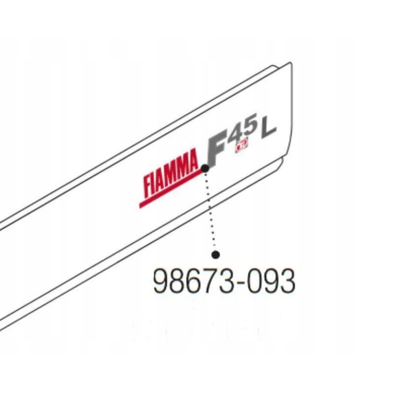 Awning sticker logo f45 ti l fiamma