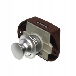 Reimo silver furniture lock for a camper