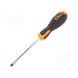 1 pcs x BETA - 12011039 - Screwdriver, slot, 5,5x1,0mm, EVOX, Blade length: 100mm