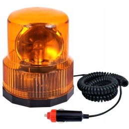 Flashing beacon warning lamp with a 24v magnet