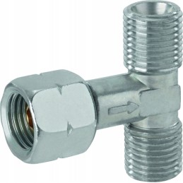 Screw connection, splitter, gok gas connection