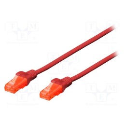 1 pcs x DIGITUS - DK-1617-030/R - Patch cord, U/UTP, 6, stranded, Cu, LSZH, red, 3m, 26AWG