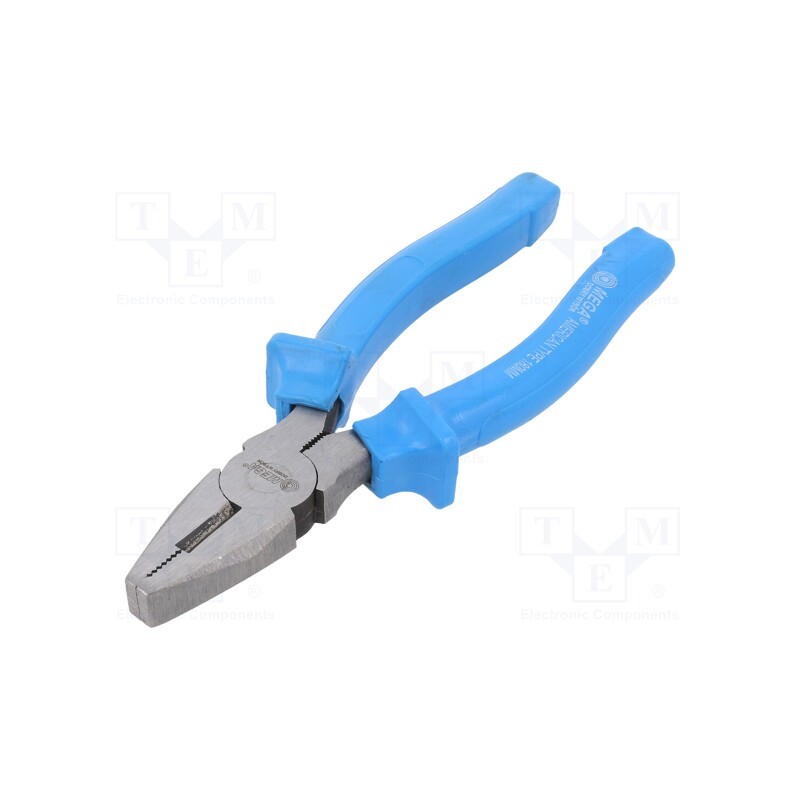 1 pcs x MEGA - 28661 - Pliers, for gripping and cutting,universal, PVC coated handles