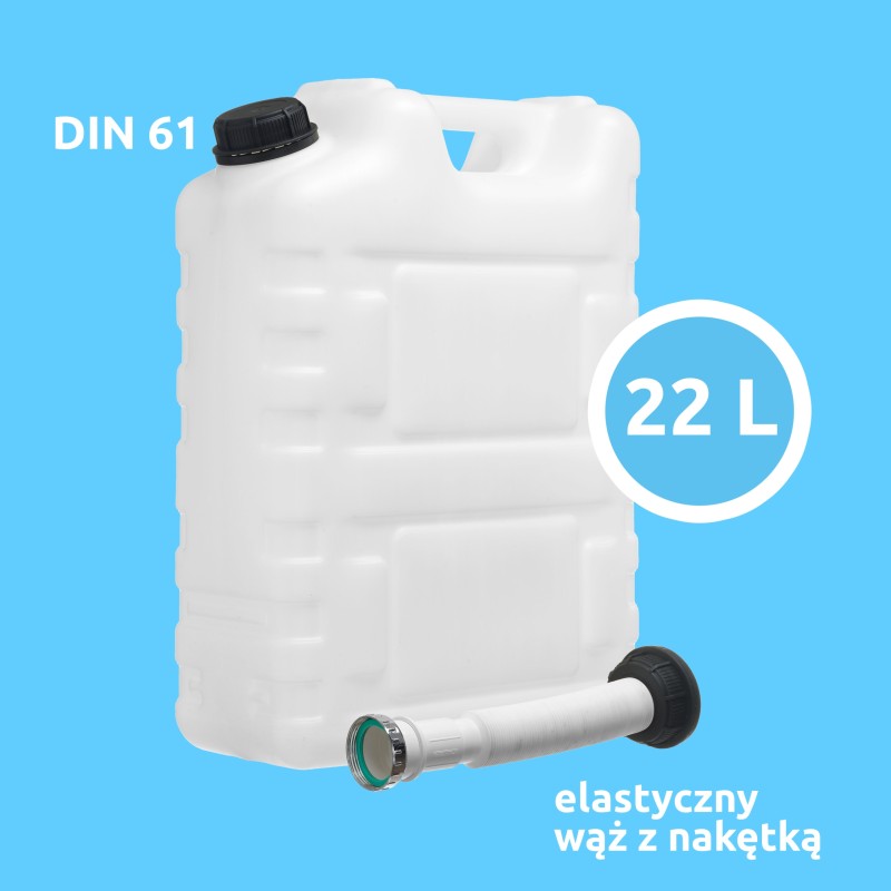 Dirty water tank 22l Simplycan with a siphon