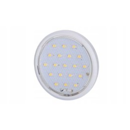 LED interior lamp, round, flat, 12v