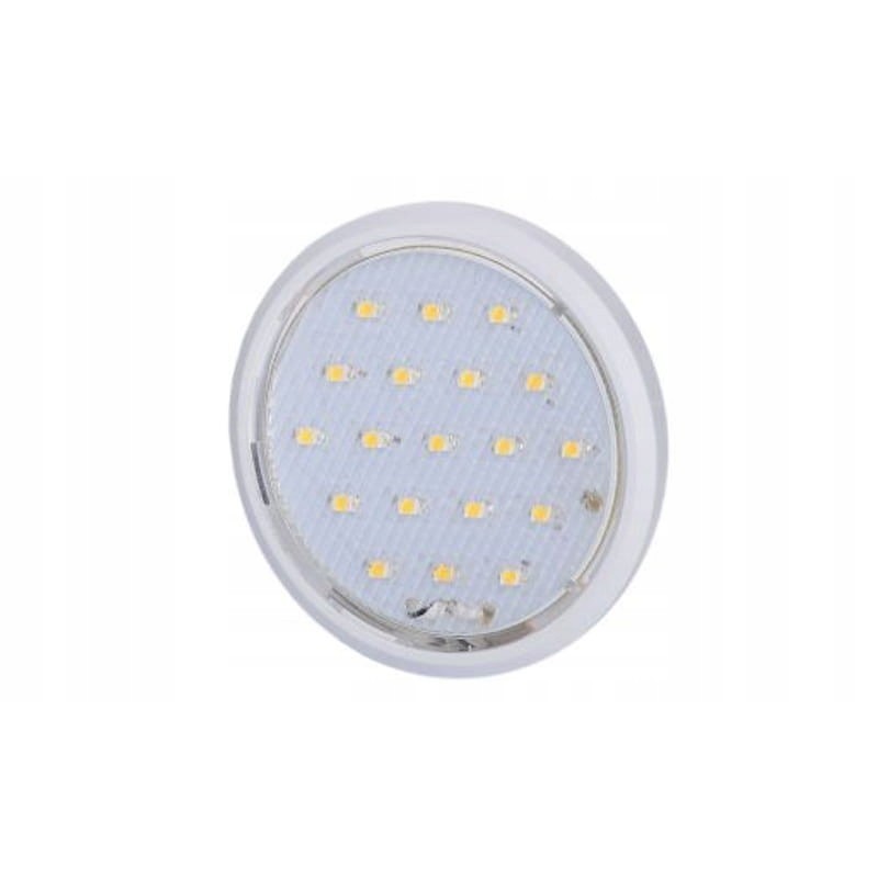 LED interior lamp, round, flat, 12v