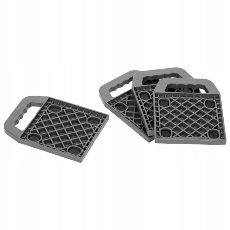 Berger trailer legs, 4 pcs, gray