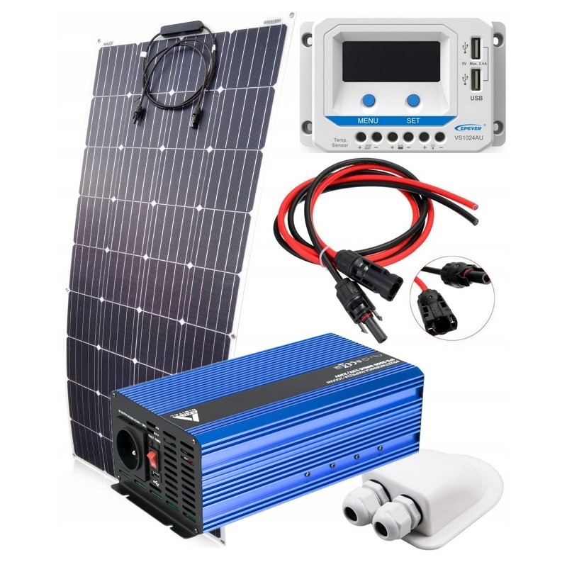 Camper kit, LCD solar panel, 190W