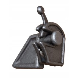 Upper hinge of the rear side of the tipper, turret set