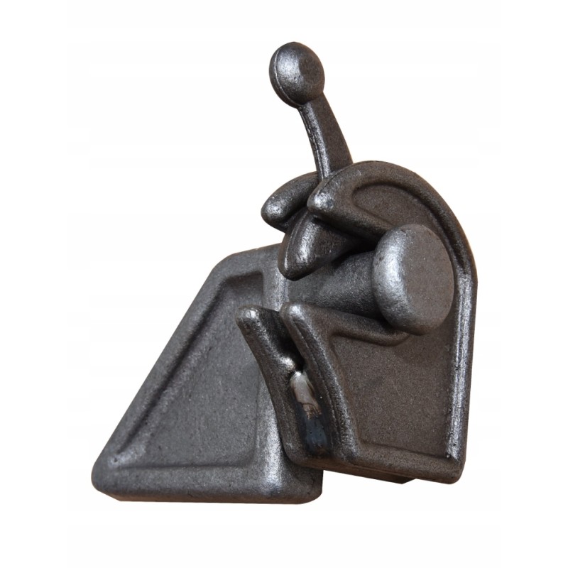 Upper hinge of the rear side of the tipper, turret set