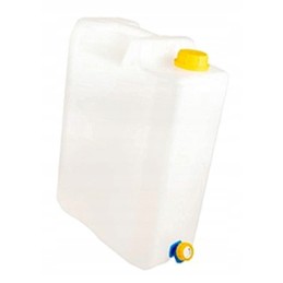 Drinking water container with valve and tap 20l p4t43