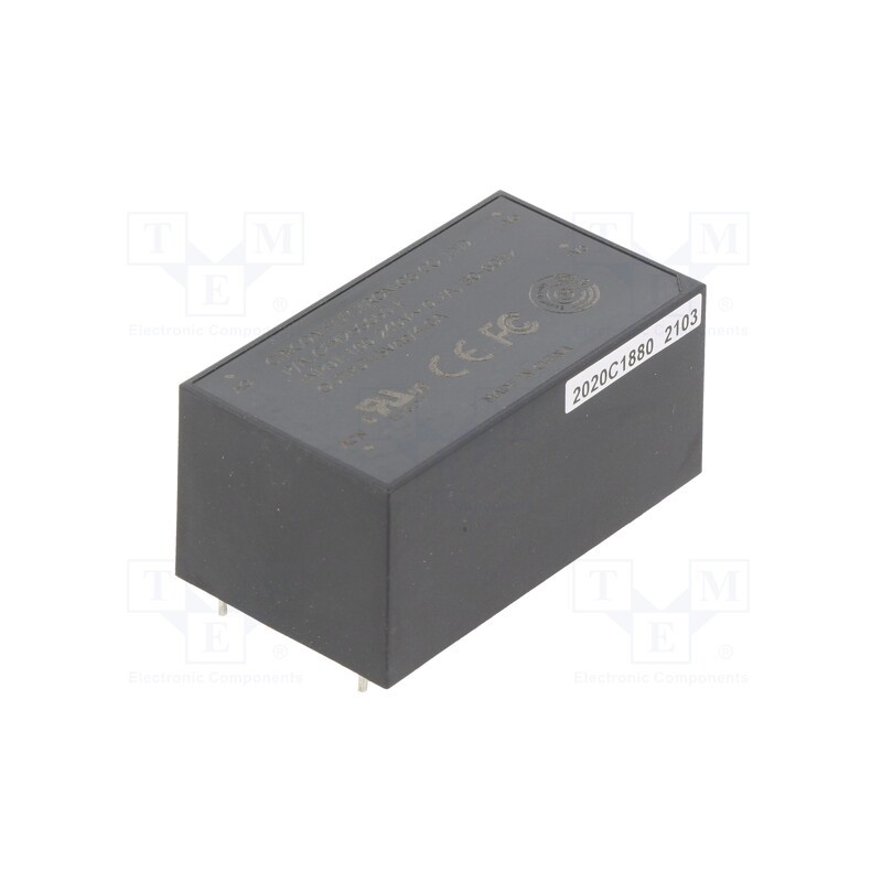 1 pcs x CINCON - CFM25S050-E - Converter: AC/DC, 25W, 90÷264VAC, Usup: 120÷370VDC, Uout: 5VDC, 81%