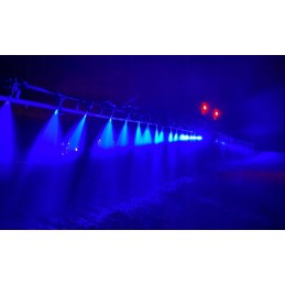 Blue work lamp for a sprayer