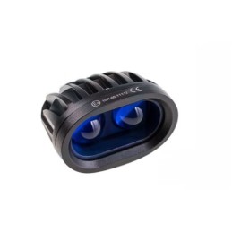 Blue work lamp for a forklift sprayer