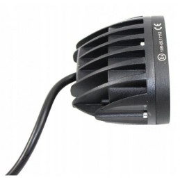 Blue work lamp for a forklift sprayer