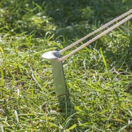 Tent peg pins 40 cm, ribbed, hq
