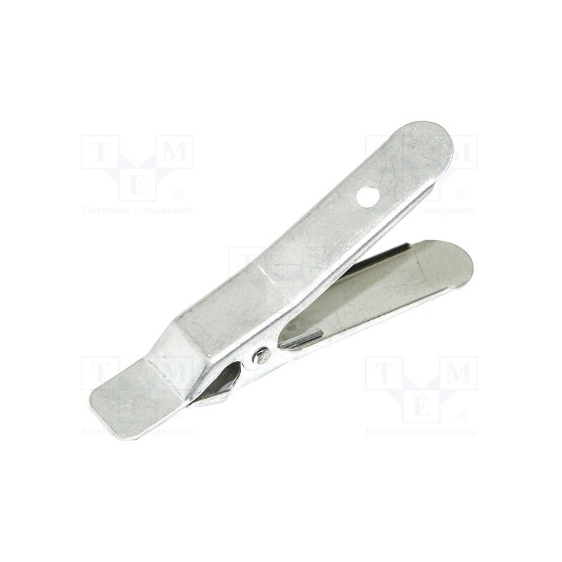 1 pcs x MUELLER ELECTRIC - BU-118 - Clip, Max jaw capacity: 13mm, 10A, stainless steel, L: 58.4mm