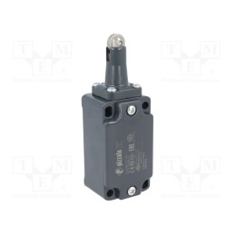 1 pcs x PIZZATO ELETTRICA - FD 516 - Limit switch, steel roller Ø13mm, NO + NC, 10A, max.500VAC, IP67