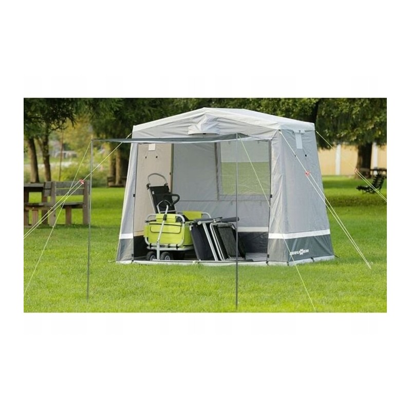 Folding tent storage plus brunner gray