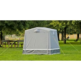 Folding tent storage plus brunner gray