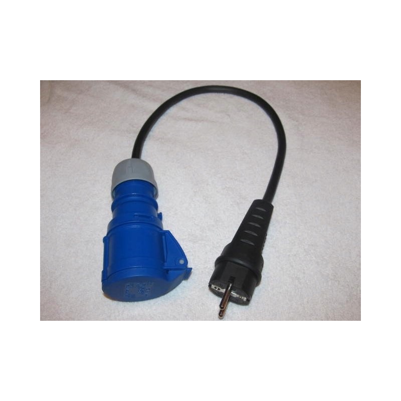 Camping trailer camper bus plug socket
